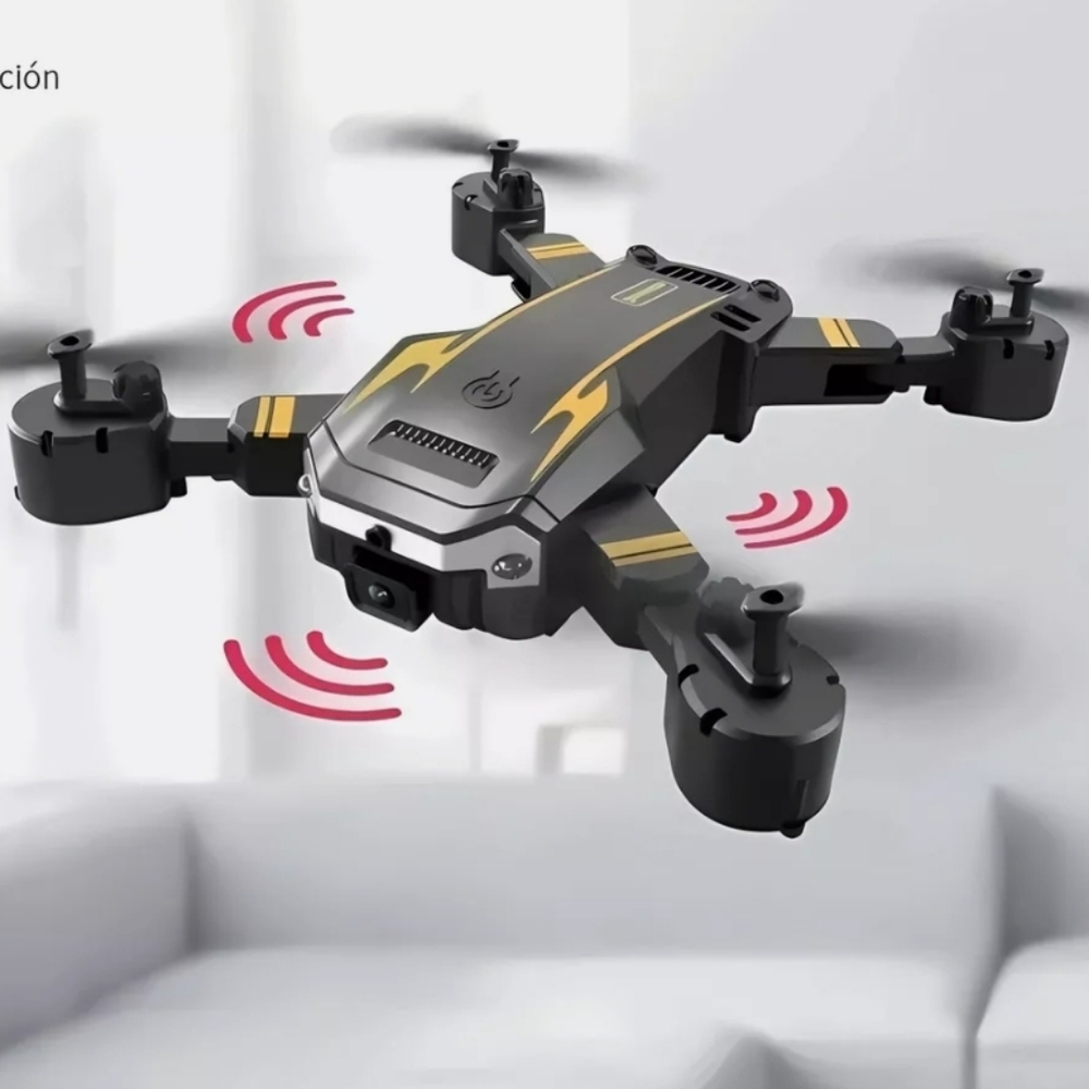 Black and Yellow Drone Pro with LED Lights